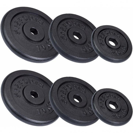 Scheibensets Guss in 25 kg, 27 kg, 27,5 kg, 35 kg, 40 kg, 60 kg - Gorilla Sports DE