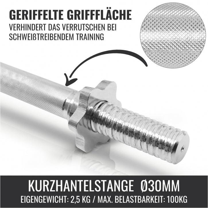 Kurzhantelset Gusseisen 20 kg - Gorilla Sports DE