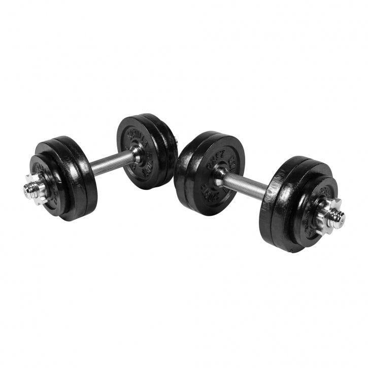 Kurzhantelset Gusseisen 30 kg - Gorilla Sports DE