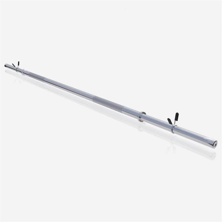 Langhantelstange Chrom 170 cm mit Federverschluss - Gorilla Sports DE