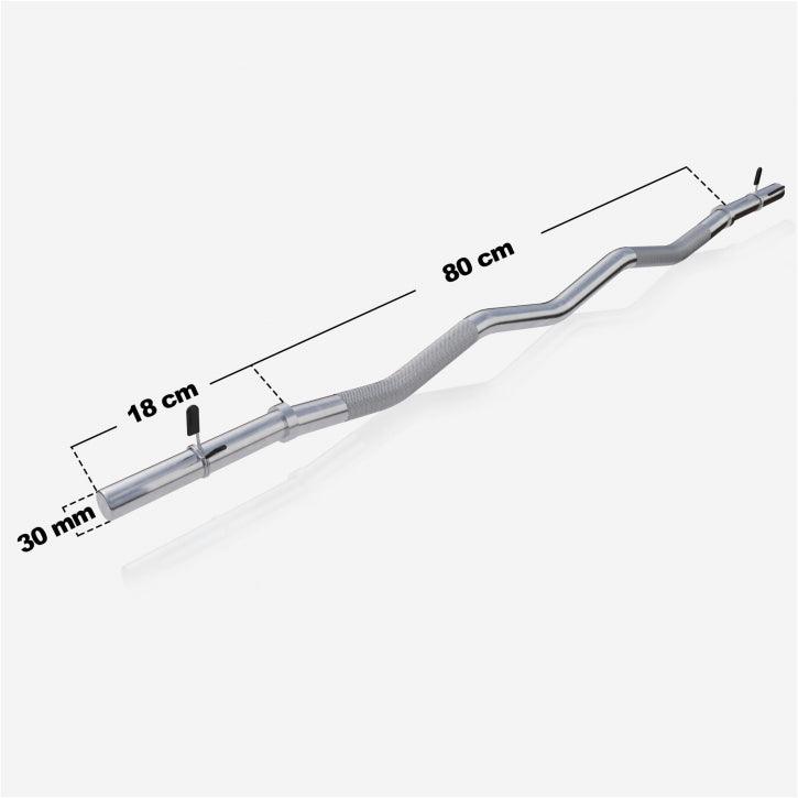 SZ-Curlstange 120 cm mit Federverschluss - Gorilla Sports DE