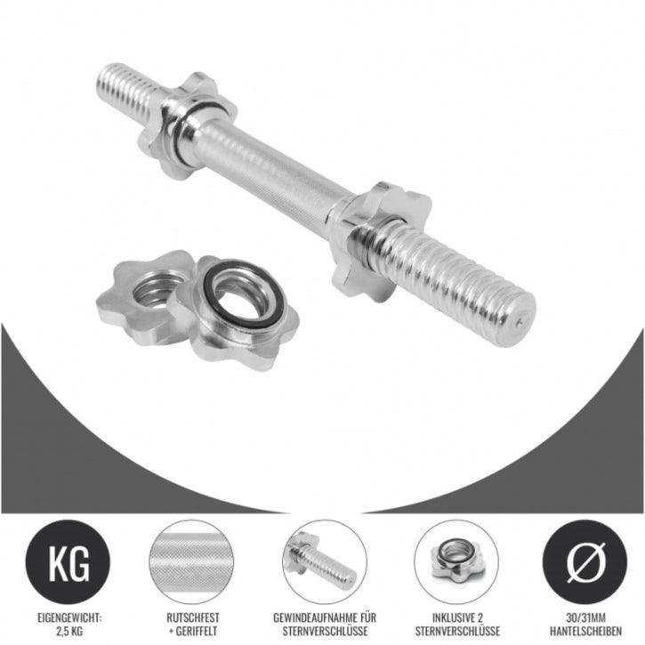 Kurzhantelstange - 15,75" (40 cm), 1 Zoll (2,5 cm)