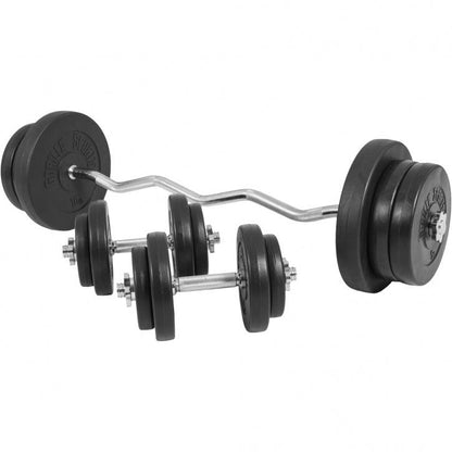 SZ-Curlset Kunststoff 70kg - Gorilla Sports DE