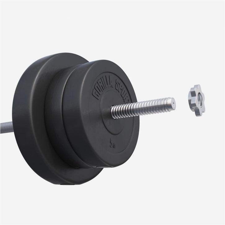 Hantelset Kunststoff 100 kg - Gorilla Sports DE