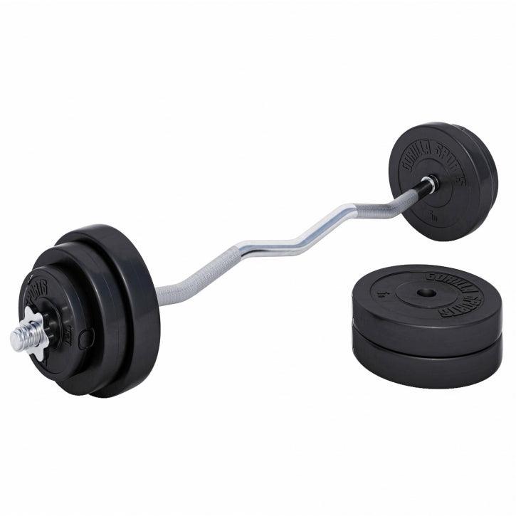 SZ-Curlset Kunststoff 35 kg - Gorilla Sports DE