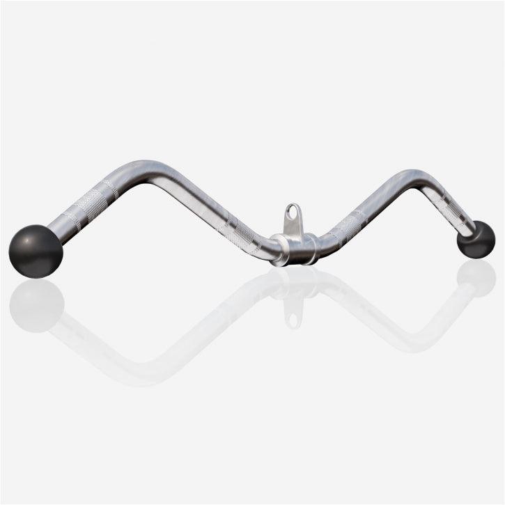 SZ-Curl-Griff inklusive Curl-Drehgelenk aus Chrom - Gorilla Sports DE