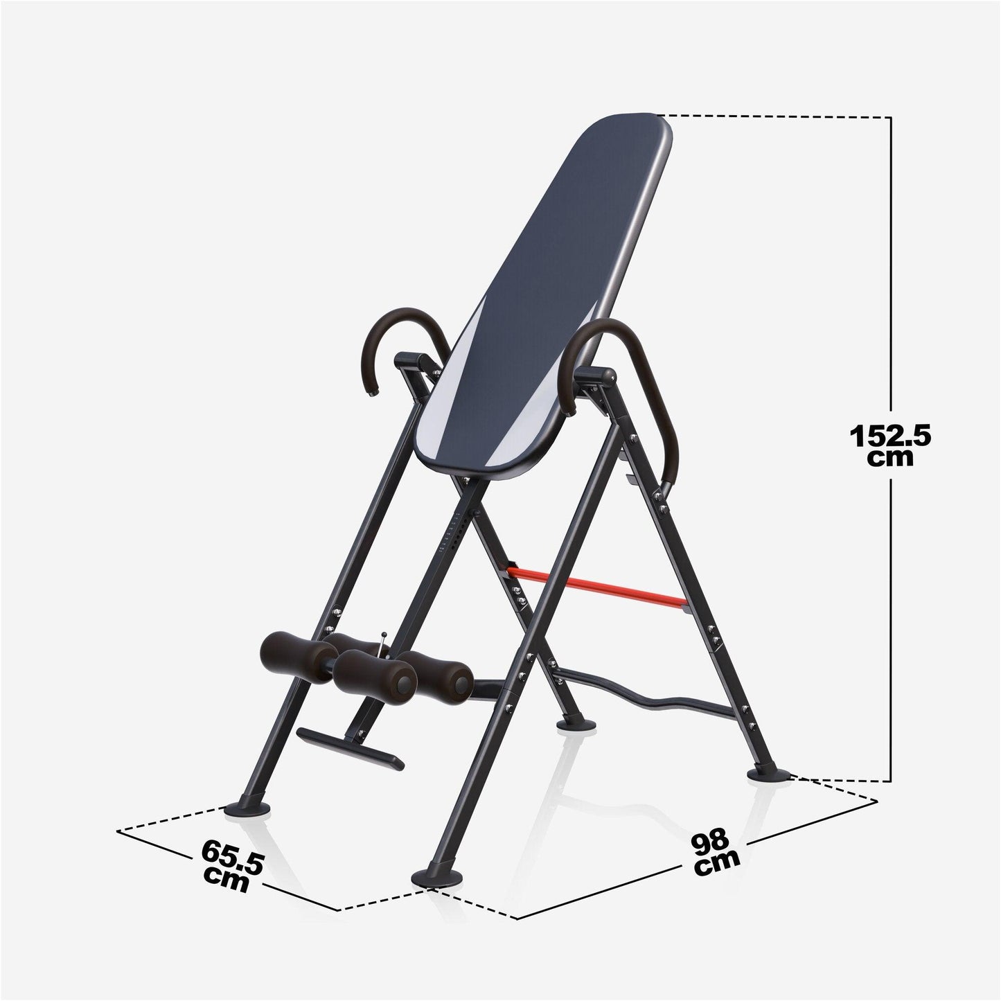 Schwerkrafttrainer Schwarz/Silber/Rot - Gorilla Sports DE