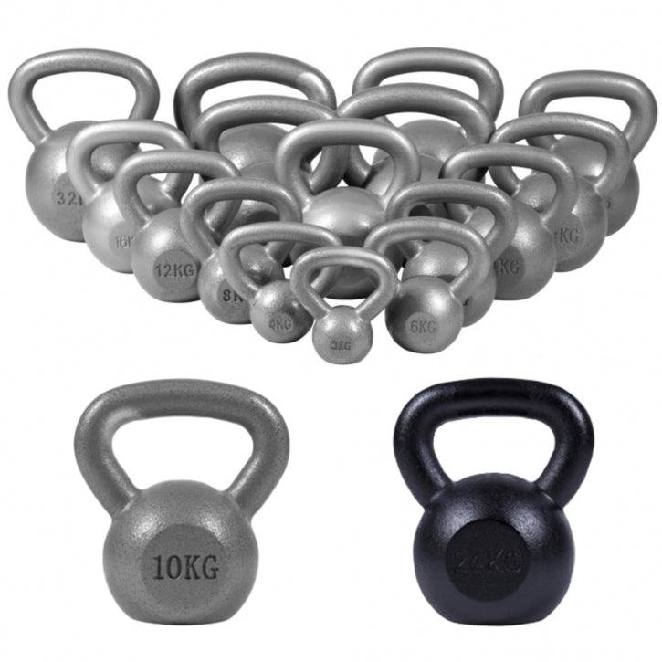 Kettlebell Gusseisen 2-32 KG - Gorilla Sports DE