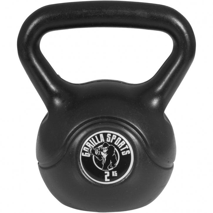 Kettlebell aus Kunststoff 2-20 KG - Gorilla Sports DE