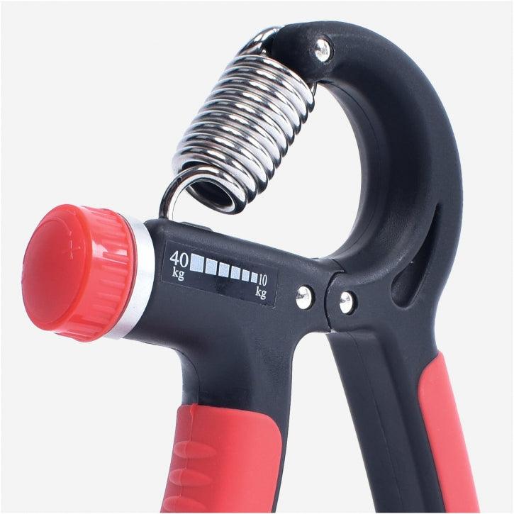 Fingerhantel verstellbar Schwarz/Rot - Gorilla Sports DE