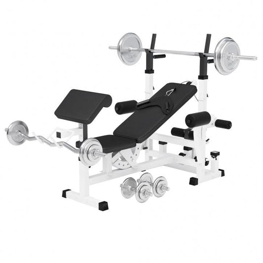 Kraftstation Universal inkl. 108 kg Chrom Set - Gorilla Sports DE