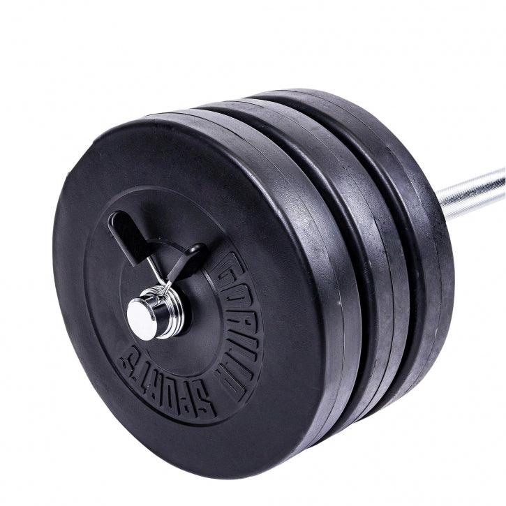 Langhantelset Kunststoff 38 kg - Gorilla Sports DE