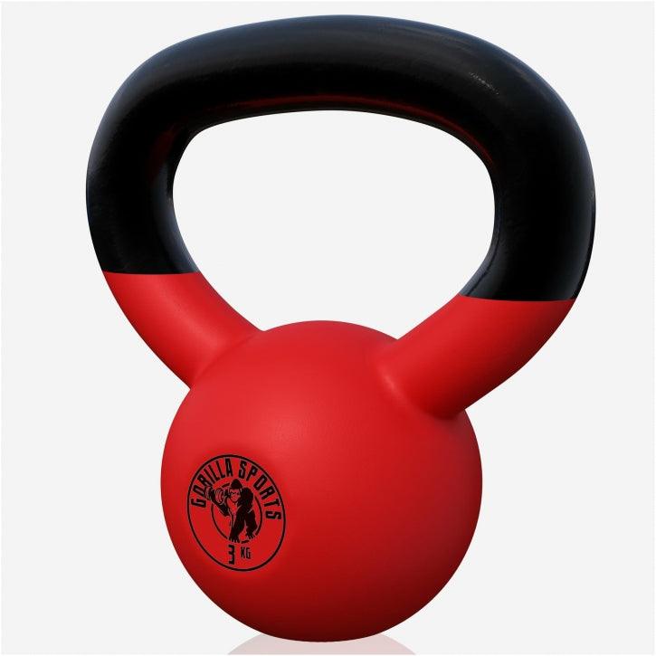 Kettlebell Guss mit Vinylbeschichtung 2 kg - 32 kg - Gorilla Sports DE