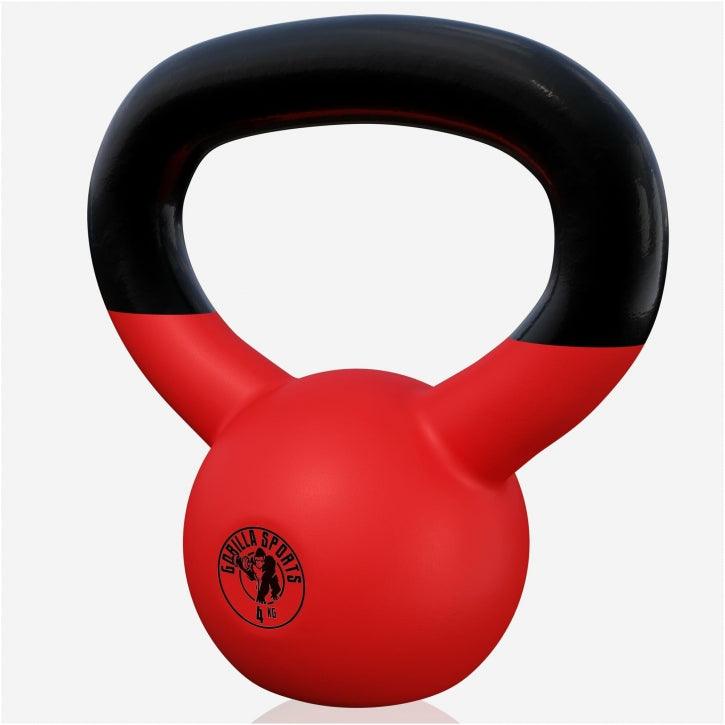 Kettlebell Guss mit Vinylbeschichtung 2 kg - 32 kg - Gorilla Sports DE