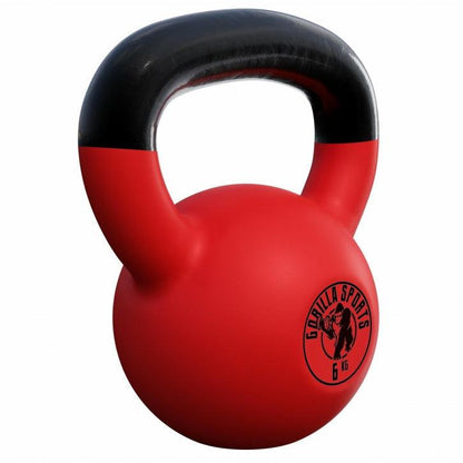 Kettlebell Guss mit Vinylbeschichtung 2 kg - 32 kg - Gorilla Sports DE