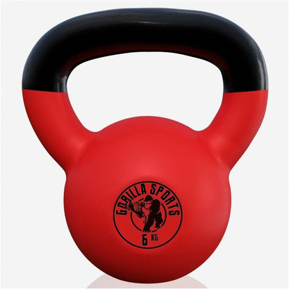 Kettlebell Guss mit Vinylbeschichtung 2 kg - 32 kg - Gorilla Sports DE