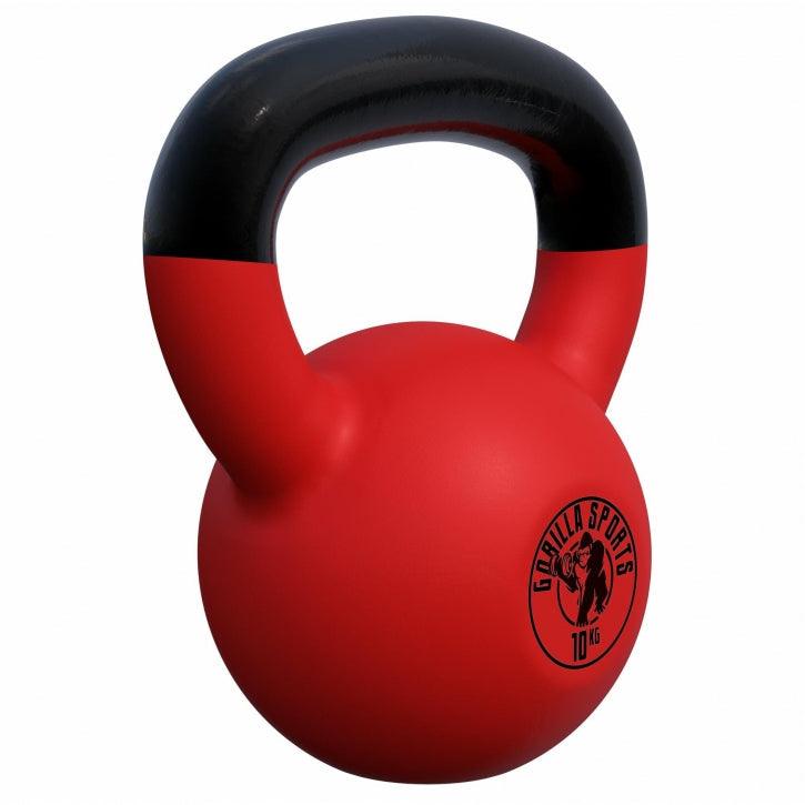 Kettlebell Guss mit Vinylbeschichtung 2 kg - 32 kg - Gorilla Sports DE