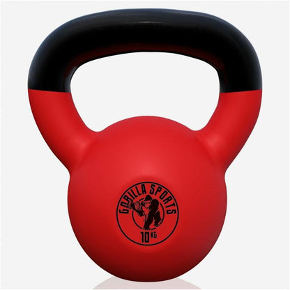 Kettlebell Guss mit Vinylbeschichtung 2 kg - 32 kg - Gorilla Sports DE