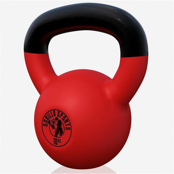 Kettlebell Guss mit Vinylbeschichtung 2 kg - 32 kg - Gorilla Sports DE