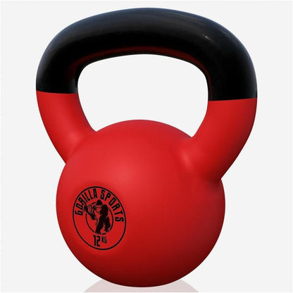 Kettlebell Guss mit Vinylbeschichtung 2 kg - 32 kg - Gorilla Sports DE