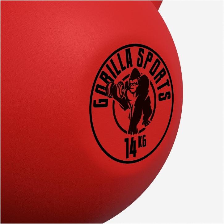 Kettlebell Guss mit Vinylbeschichtung 2 kg - 32 kg - Gorilla Sports DE