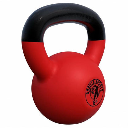 Kettlebell Guss mit Vinylbeschichtung 2 kg - 32 kg - Gorilla Sports DE