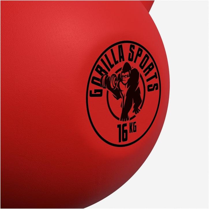 Kettlebell Guss mit Vinylbeschichtung 2 kg - 32 kg - Gorilla Sports DE