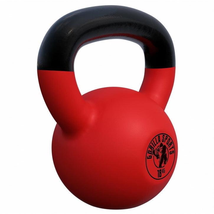 Kettlebell Guss mit Vinylbeschichtung 2 kg - 32 kg - Gorilla Sports DE