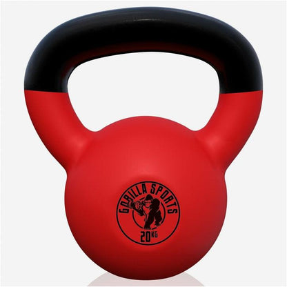 Kettlebell Guss mit Vinylbeschichtung 2 kg - 32 kg - Gorilla Sports DE