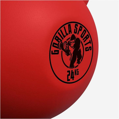 Kettlebell Guss mit Vinylbeschichtung 2 kg - 32 kg - Gorilla Sports DE