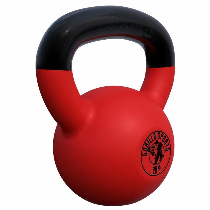 Kettlebell Guss mit Vinylbeschichtung 2 kg - 32 kg - Gorilla Sports DE