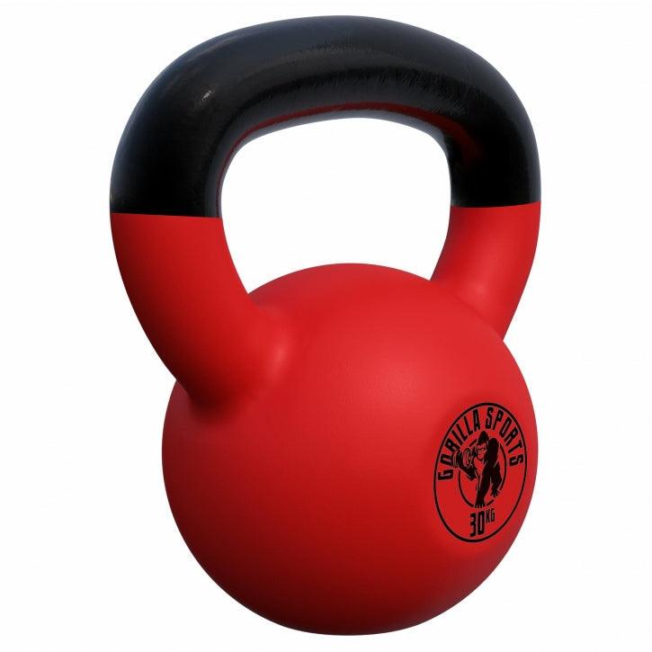 Kettlebell Guss mit Vinylbeschichtung 2 kg - 32 kg - Gorilla Sports DE