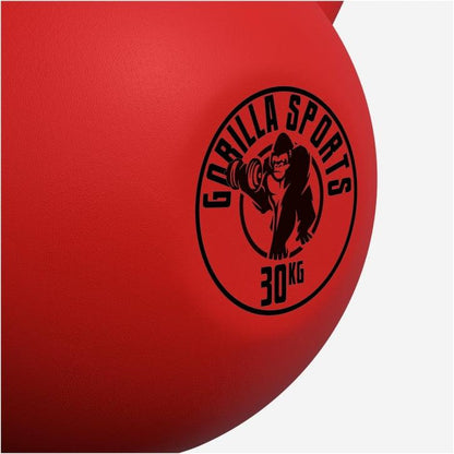 Kettlebell Guss mit Vinylbeschichtung 2 kg - 32 kg - Gorilla Sports DE