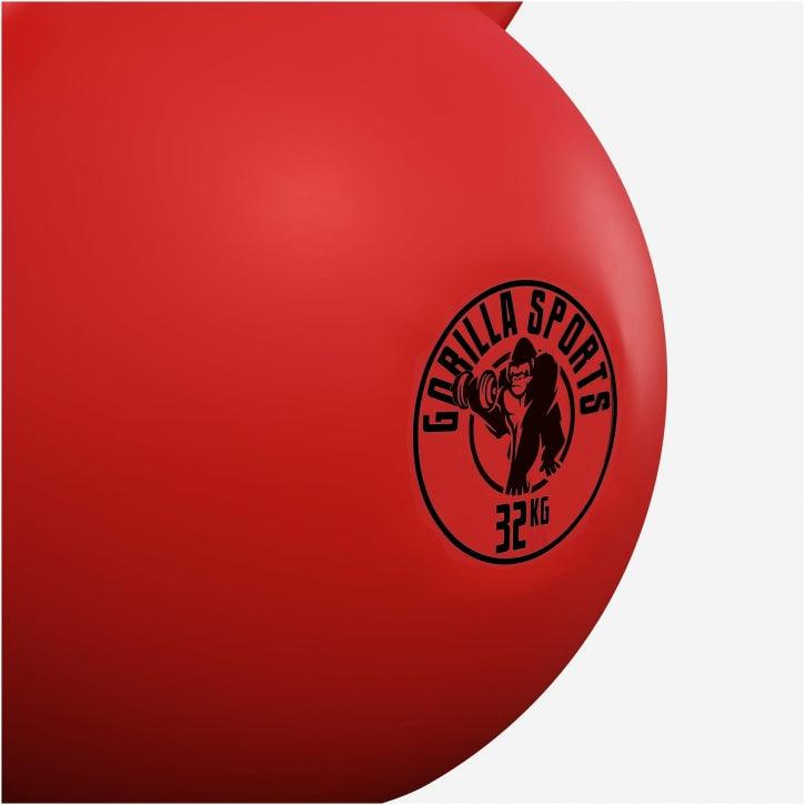 Kettlebell Guss mit Vinylbeschichtung 2 kg - 32 kg - Gorilla Sports DE