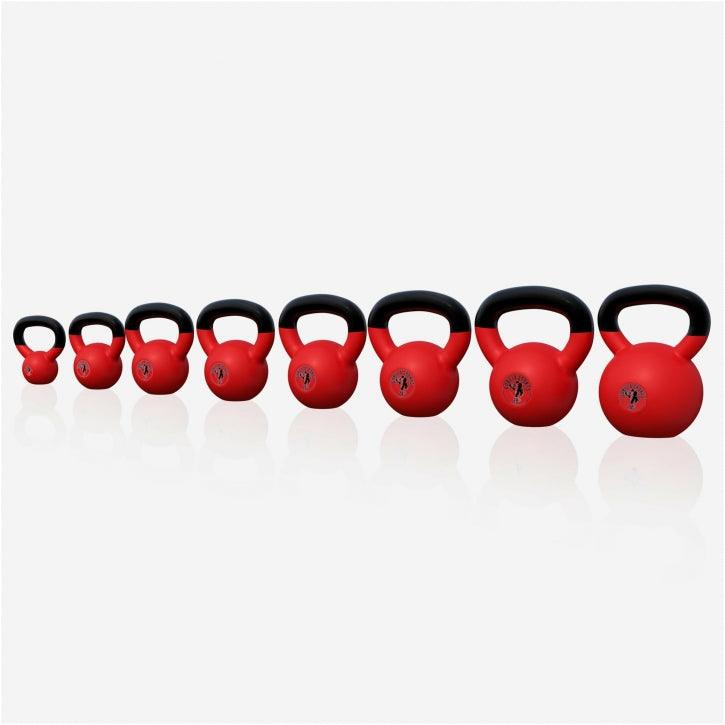 Kettlebell Guss mit Vinylbeschichtung 2 kg - 32 kg - Gorilla Sports DE