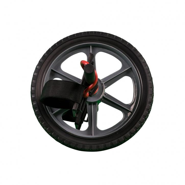 Ab Wheel Schwarz/Silber/Rot - Gorilla Sports DE