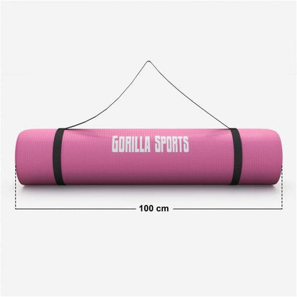 Yogamatte in verschiedenen Farben und Größen - Gorilla Sports DE