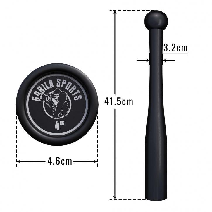 Indian Clubbells 2-20 KG - Gorilla Sports DE