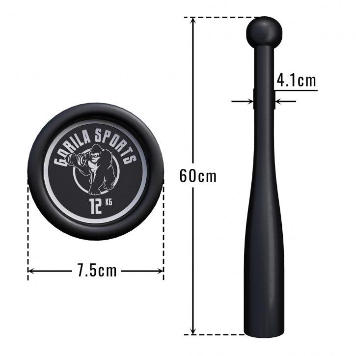 Indian Clubbells 2-20 KG - Gorilla Sports DE