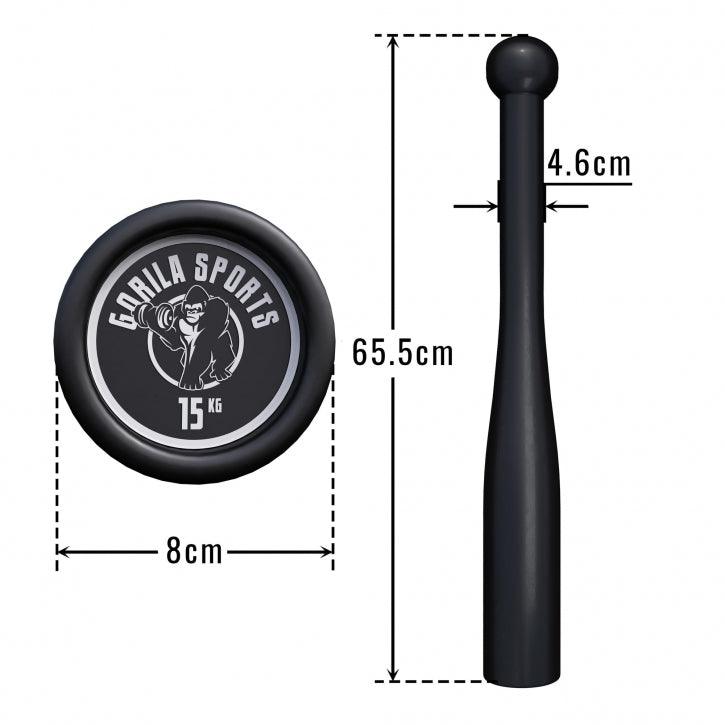 Indian Clubbells 2-20 KG - Gorilla Sports DE