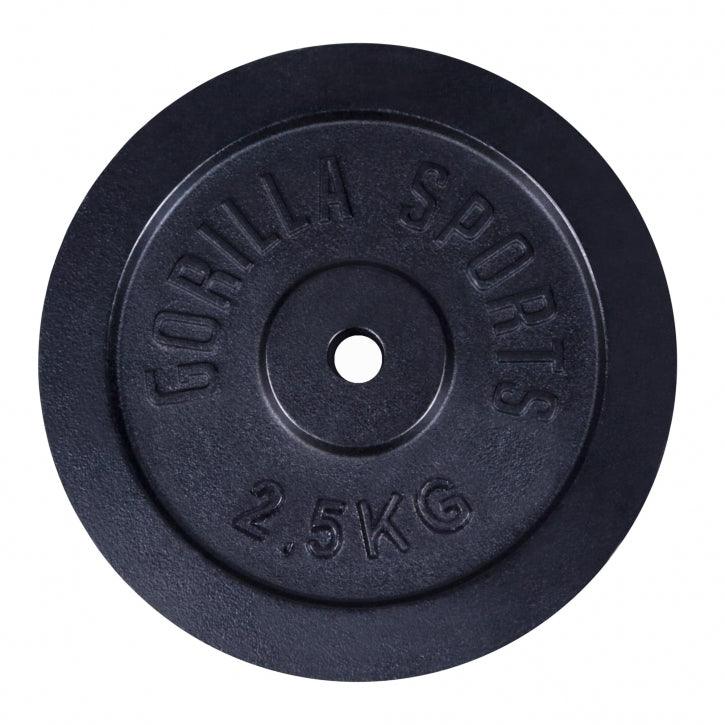 Hantelscheibe Guss 0,5-30 KG - Gorilla Sports DE