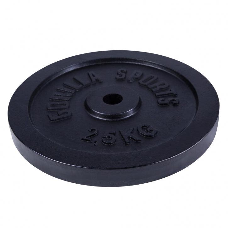 Hantelscheibe Guss 0,5-30 KG - Gorilla Sports DE