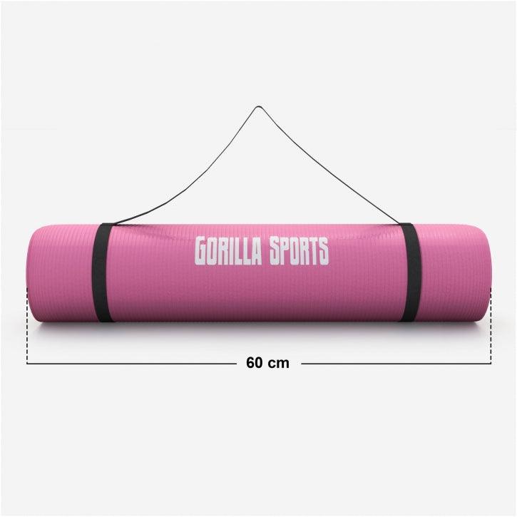 Yogamatte in verschiedenen Farben und Größen - Gorilla Sports DE