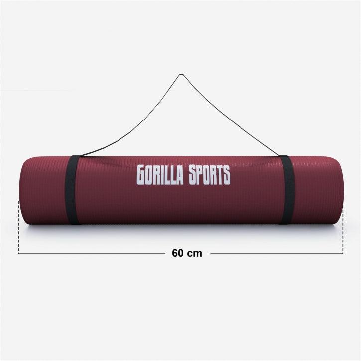 Yogamatte in verschiedenen Farben und Größen - Gorilla Sports DE