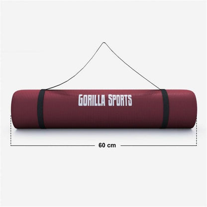 Yogamatte in verschiedenen Farben und Größen - Gorilla Sports DE