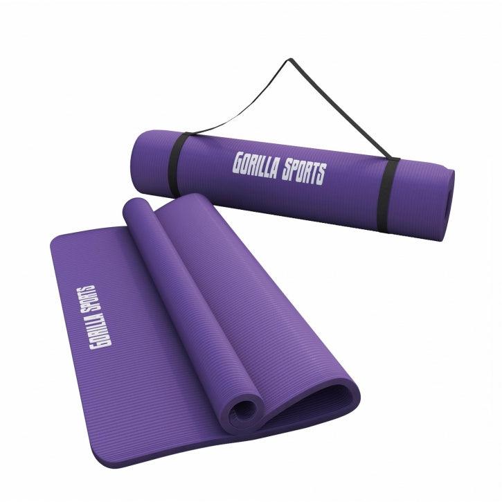 Yogamatte in verschiedenen Farben und Größen - Gorilla Sports DE