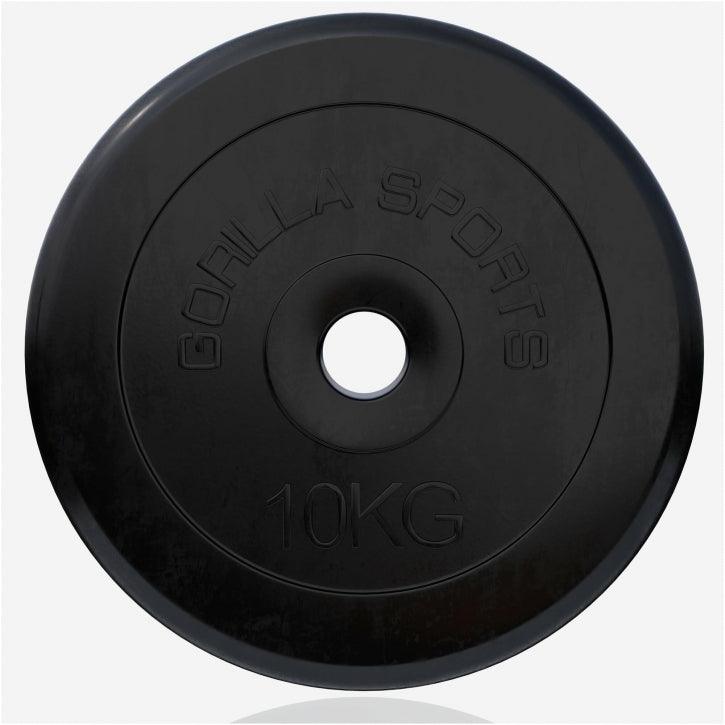 Hantelscheibe Gummi 0,5-25 KG - Gorilla Sports DE