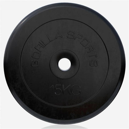 Hantelscheibe Gummi 0,5-25 KG - Gorilla Sports DE