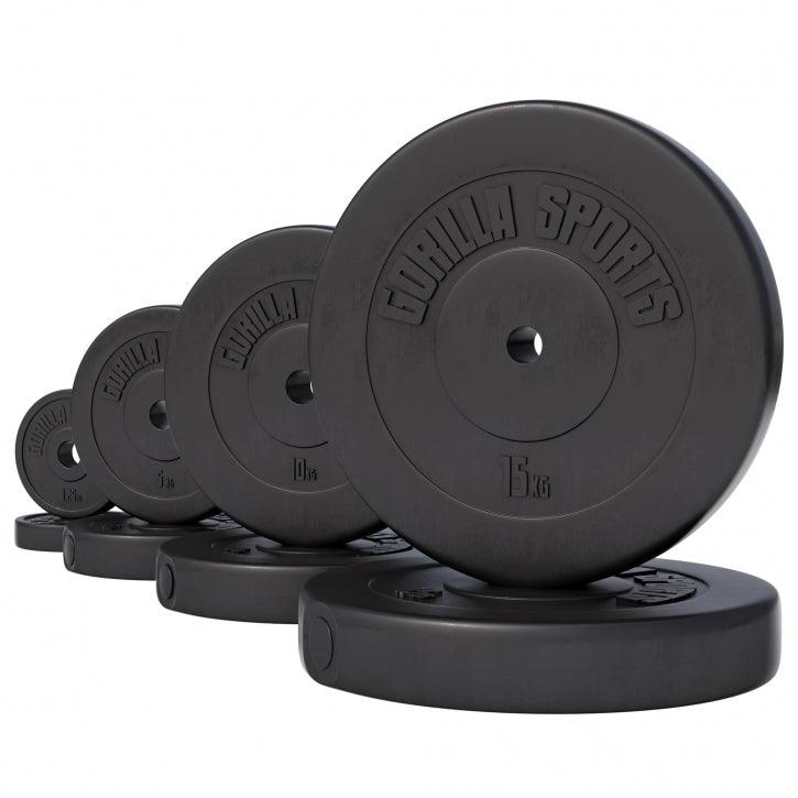 Hantelscheibe Kunststoff 1,25-15 KG - Gorilla Sports DE