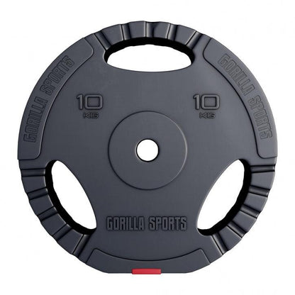 Hantelscheibe Kunststoff Gripper 1,25-15 KG - Gorilla Sports DE